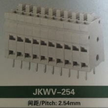 杰科厂家销售 JKWV-254免螺丝温控器控制器电源端子PCB接线端子