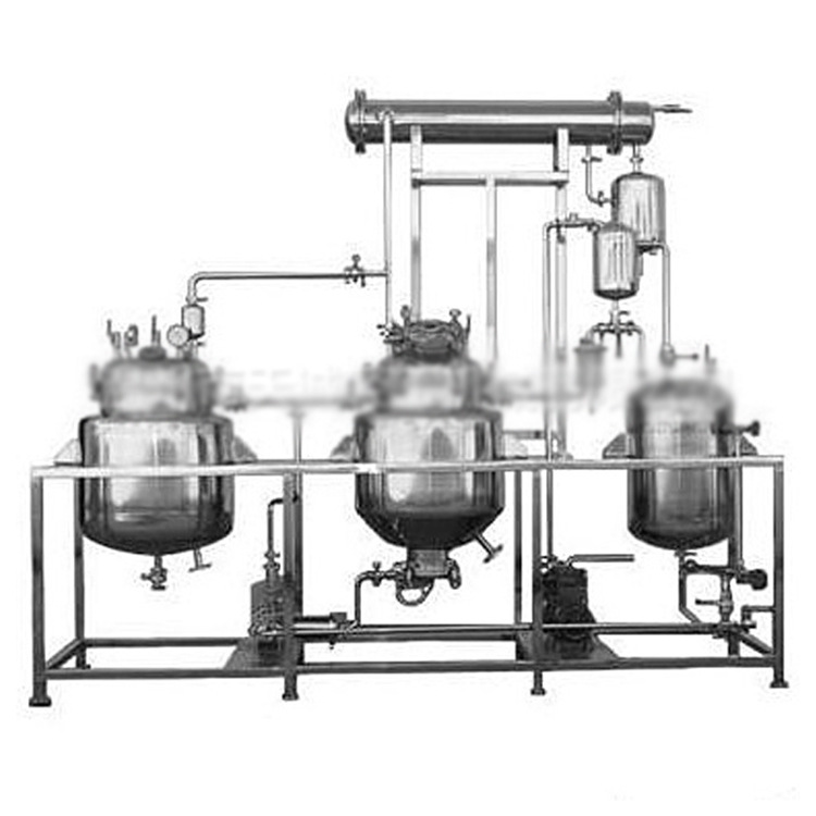 多功能动态提取浓缩机组 蒸汽电加热制药食品提取浓缩回收机组