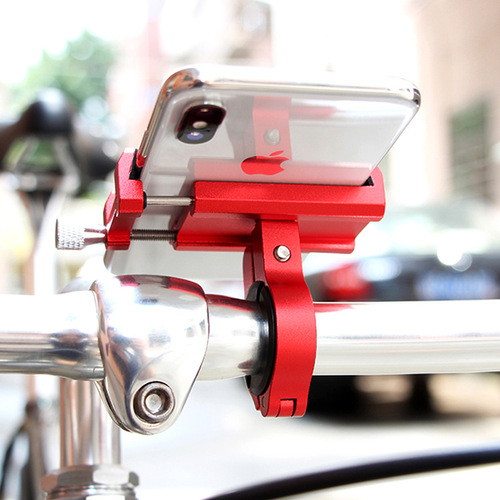 Cross-border jumping fruit bicycle aluminum alloy mobile phone holder mountain electric bicycle mobile phone holder navigation bracket riding X-81