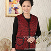 Demi-season keep warm vest, jacket for mother, for middle age, wholesale