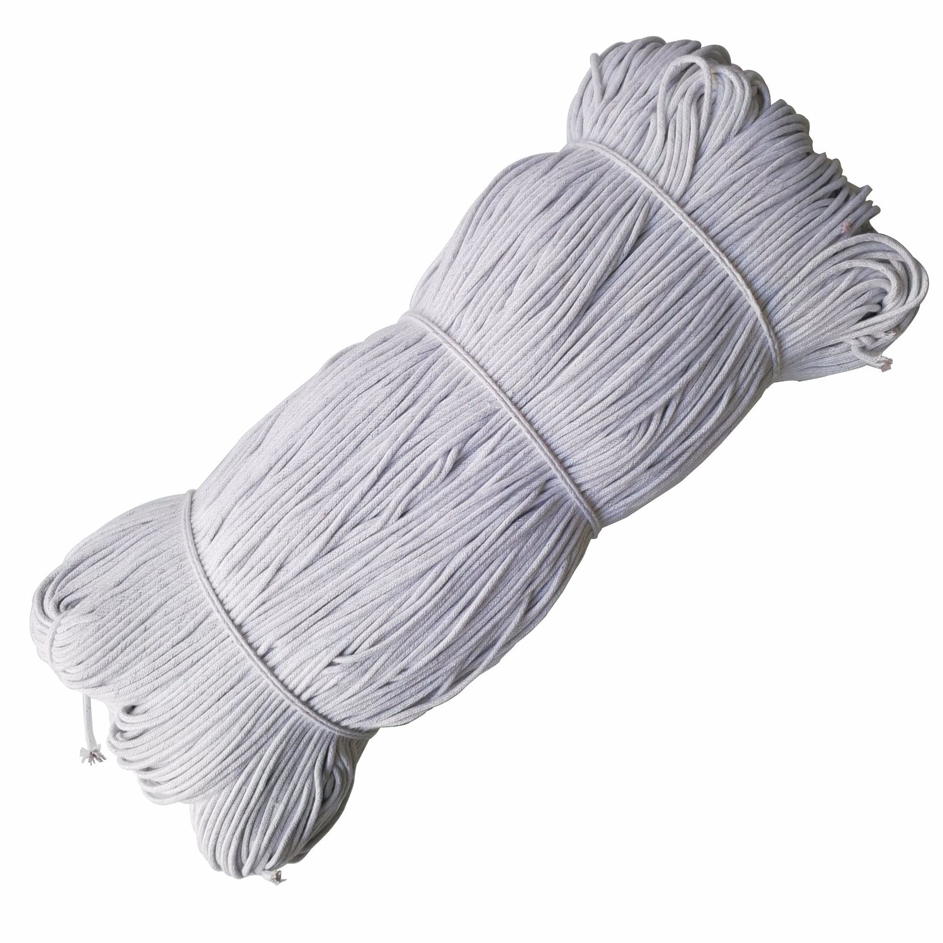 厂家现货2mm3mm3.5mm打捆实心开线棉圆绳 服装滚边包芯嵌线棉拉绳