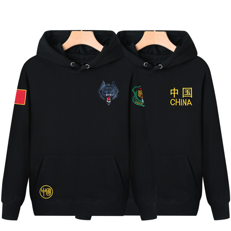 Winter Thickened Sweater Spring and Autumn Korean Loose Pullover Hoodie Fashion Brand Hip Hop Hood 400g Combed Cotton