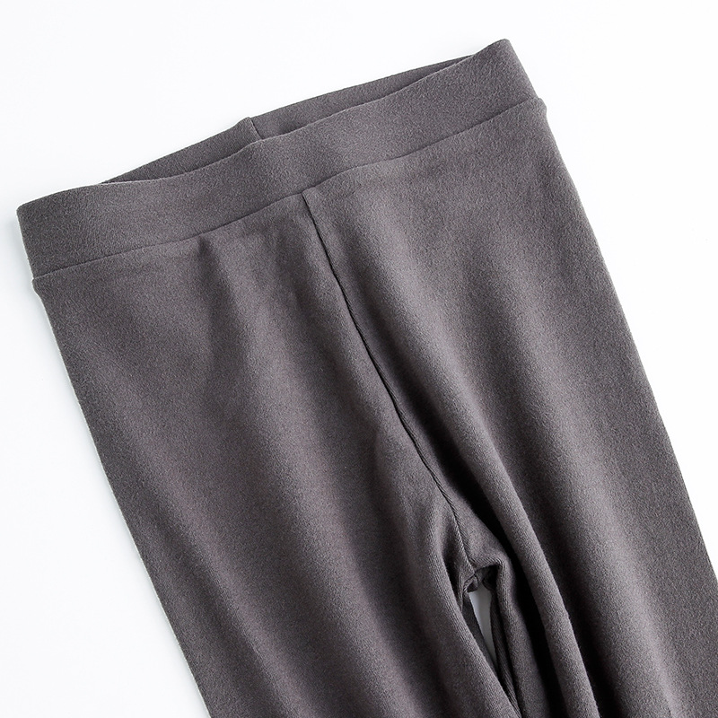 Leggings de talla grande ropa exterior para mujer Otoño e Invierno 2019 nuevos pantalones de una pieza engrosados con forro polar pantalones cortos pantalones delgados