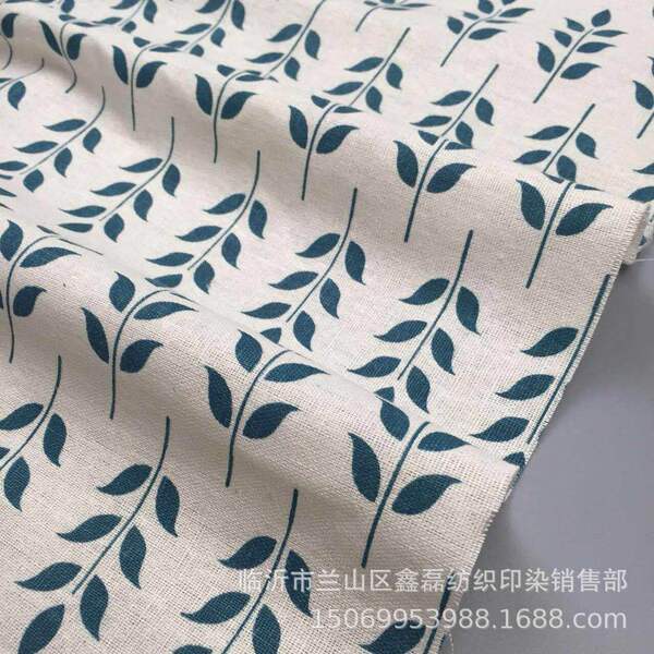 Factory directly supply linen fabric linen printed flax blank cloth…