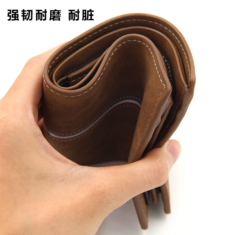 Short fashionable universal retro wallet for leisure, Korean style, factory direct supply