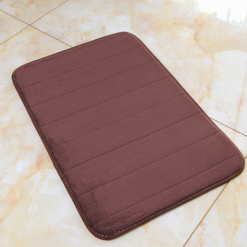 Amazon engrosada de lana de coral de memoria alfombra de espuma de piso absorbente alfombra lenta rebote cocina baño alfombra de piso