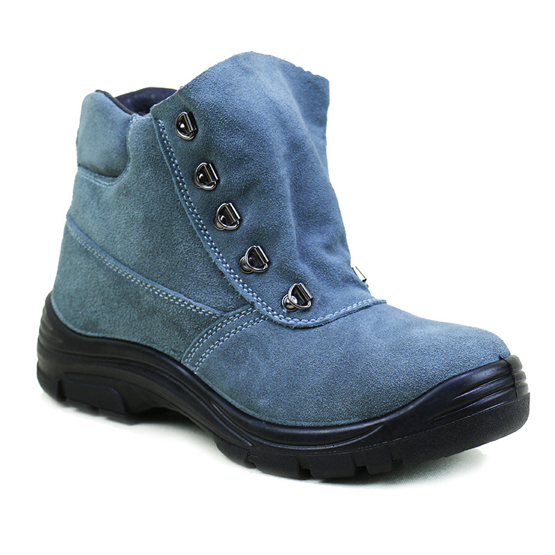 春夏季劳保鞋高邦钢头防砸防刺穿男真皮电焊棉鞋连舌工作鞋