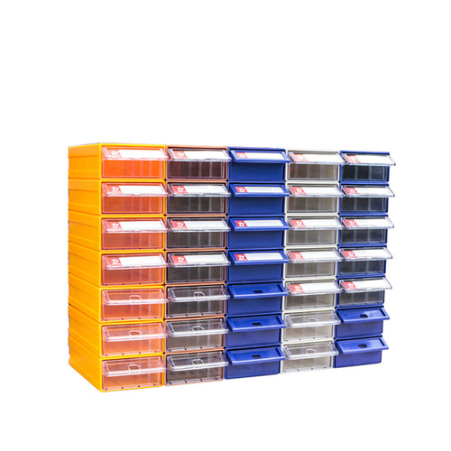 Thickened combination drawer-type storage box assembly parts box plastic box component box Lego storage box button classification