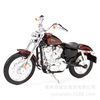 Harley davidson, classic road realistic metal motorcycle, car model, scale 1:18, 2022