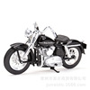 Harley davidson, classic road realistic metal motorcycle, car model, scale 1:18, 2022