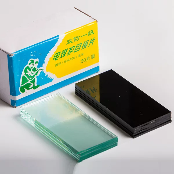 Welding cap welder mask white glass plate argon arc welding No.7 No.8 No.9 black glass plate dark green protective lens