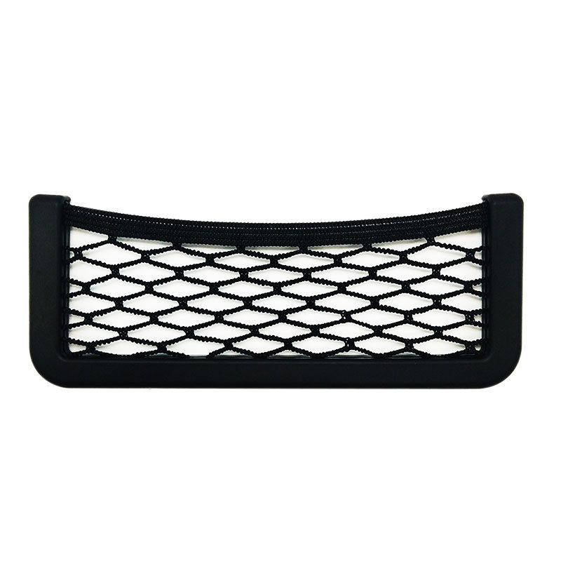 Organizador de bolsillo con red para almacenamiento en el asiento del coche, bolsa de almacenamiento para montar en el coche, bolsa colgante para el respaldo del asiento, suministros para el coche, resistente a la presión.