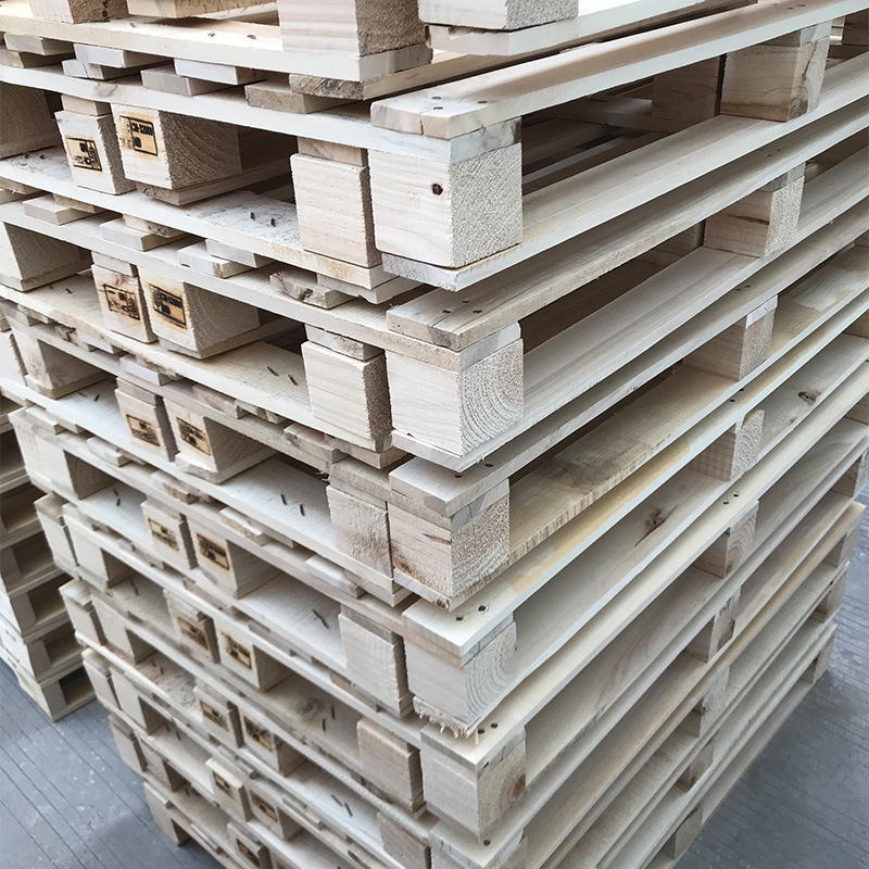 泰州厂家直供 木质熏蒸出口木托盘木箱 叉车托盘免熏蒸木托盘