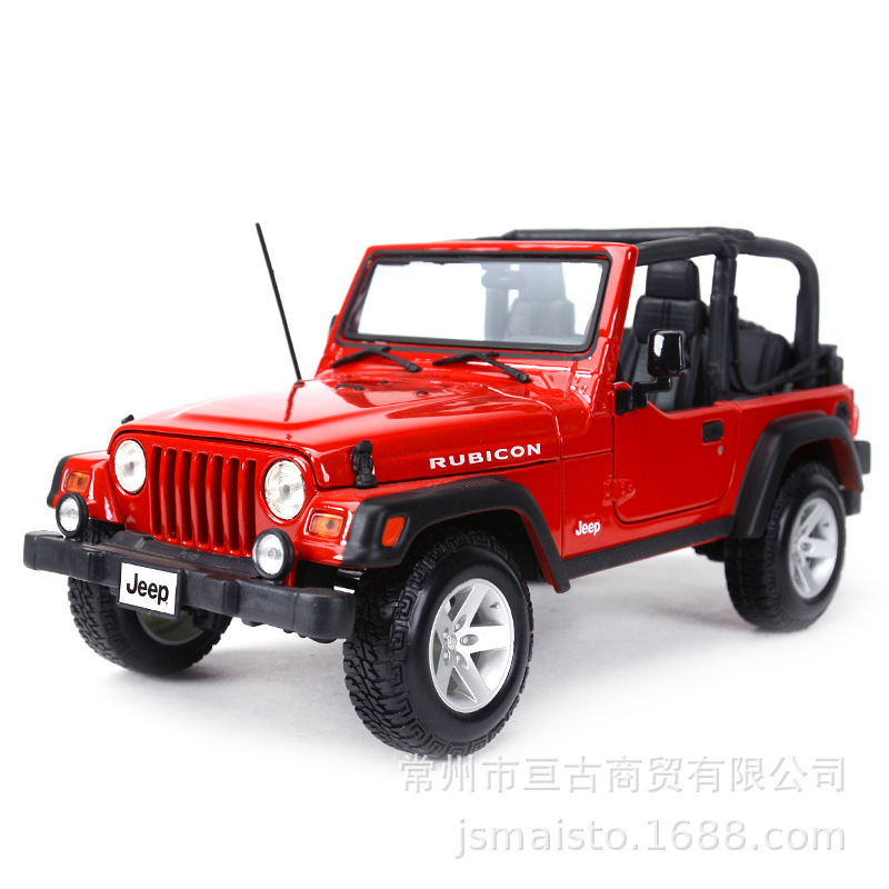 Meichitu original 1:18 Wrangler JEEP off-road vehicle simulation alloy car model
