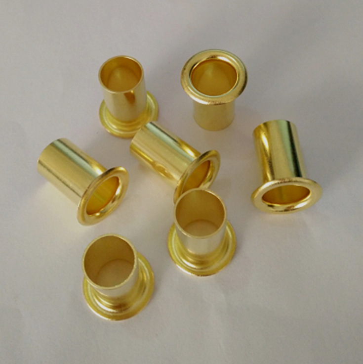 厂家供应黄铜全空心铆钉  空心铆钉 机械管状铆钉