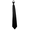 Tie suitable for men and women with zipper, 8cm, 9cm, polyester, wholesale