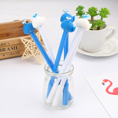Cute Cartoon Creative Water-Spraying Whale Neutral Pen, Water-Based Pen, Black Ballpoint for Students