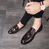 Men's footwear English style for leisure for leather shoes, plus size, wholesale, Korean style