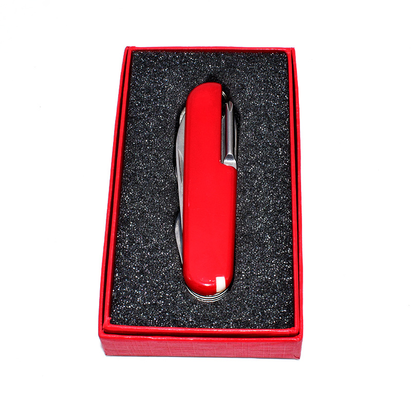 不锈钢多功能小刀 礼品小刀 9开户外折叠刀 野营小刀 促销礼品