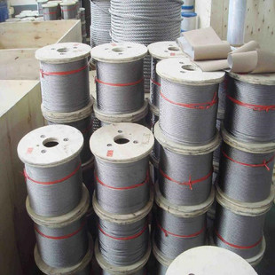304 stainless steel wire rope glossy/glued steel wire rope lifting traction greenhouse decorative drying clothes stainless steel rope
