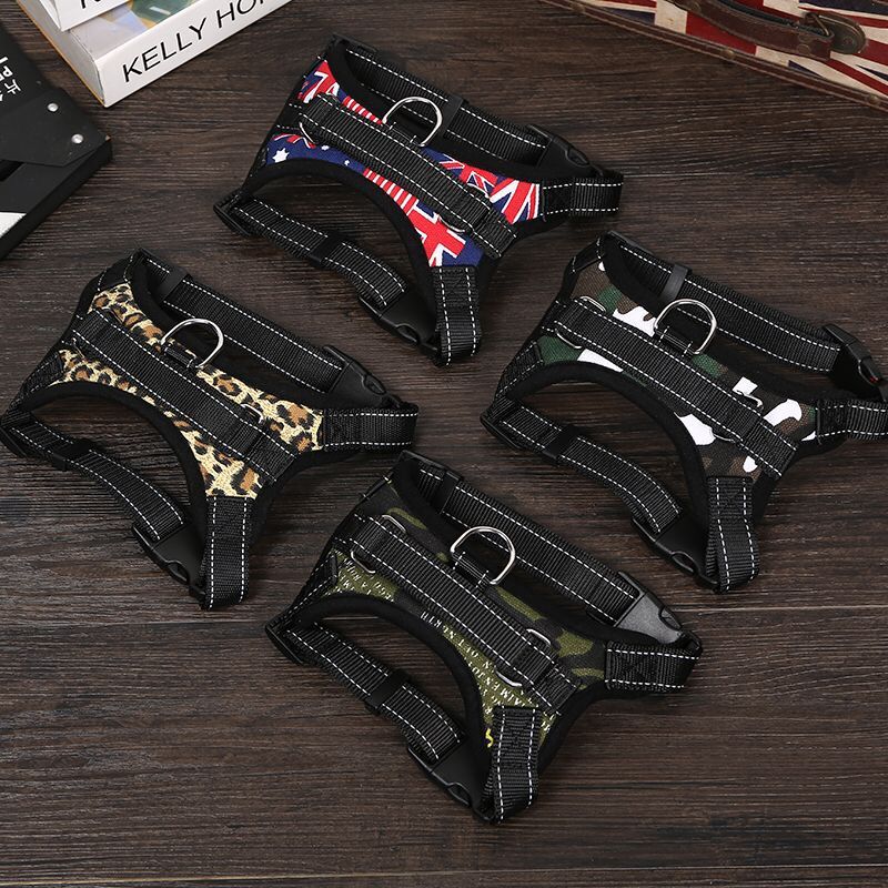 Correa para mascotas mediana y pequeña correa de pecho de perro Cadena de perro para mascotas cuerda para caminar suministros para mascotas
