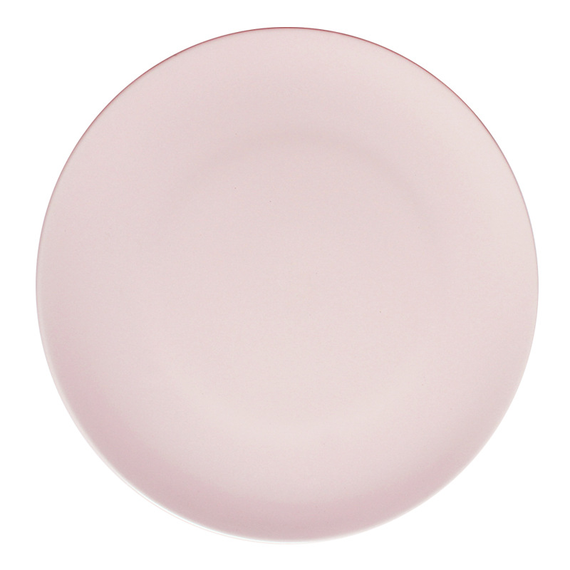 Moda creativa simple vajilla de cerámica traje al por mayor colorido restaurante occidental plato carne taza arroz tazón fideos