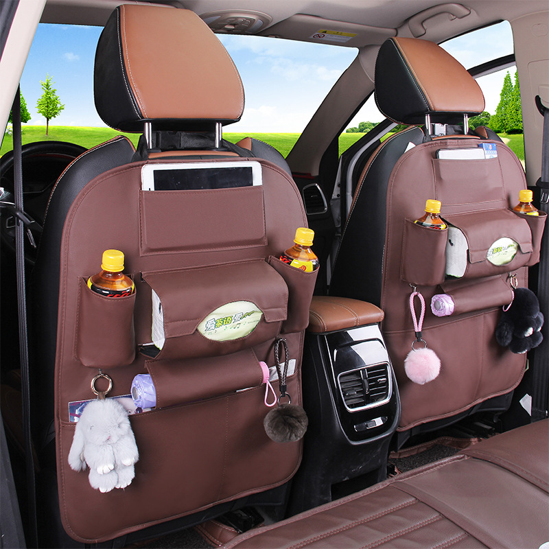 Bolsa de almacenamiento de asiento de coche de cuero bolsa de almacenamiento de asiento de coche bolsa de almacenamiento de coche
