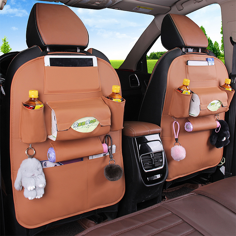 Bolsa de almacenamiento de asiento de coche de cuero bolsa de almacenamiento de asiento de coche bolsa de almacenamiento de coche