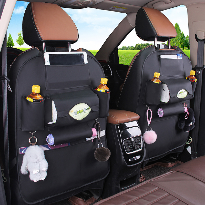 Bolsa de almacenamiento de asiento de coche de cuero bolsa de almacenamiento de asiento de coche bolsa de almacenamiento de coche