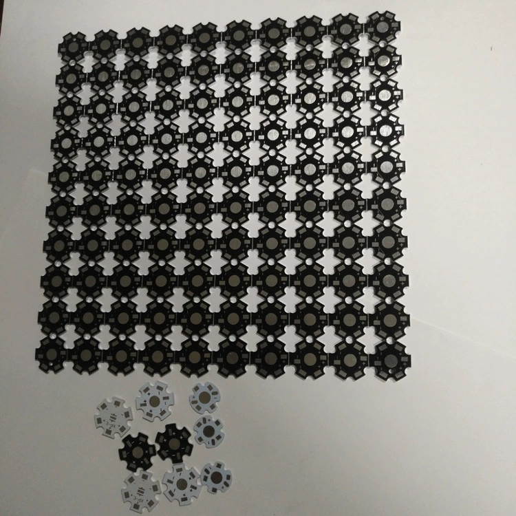 Шестиугольная алюминиевая подложка для мощных светодиодов, 20 мм, в форме цветка сливы, для шестиугольного фонаря, 16 мм, для платы светодиодного фонарика, печатная плата PCB