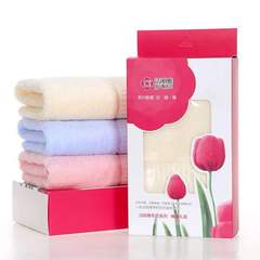 Wholesale Grade-A Pure Cotton Plain Color Gift Towels with LOGO Embroidery, Boxed Set for Wholesale