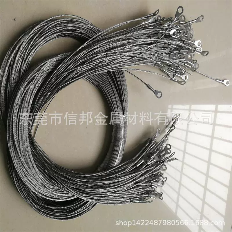宝钢不锈 304L不锈钢丝绳 304不锈钢油绳 细软光面钢丝绳生产厂家