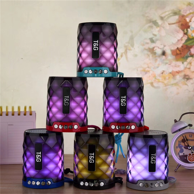 TG155 블루투스 스피커 해외 무역 국경 블루투스 오디오 미니 휴대용 카드 오디오 LED 크리스탈 랜턴 오디오