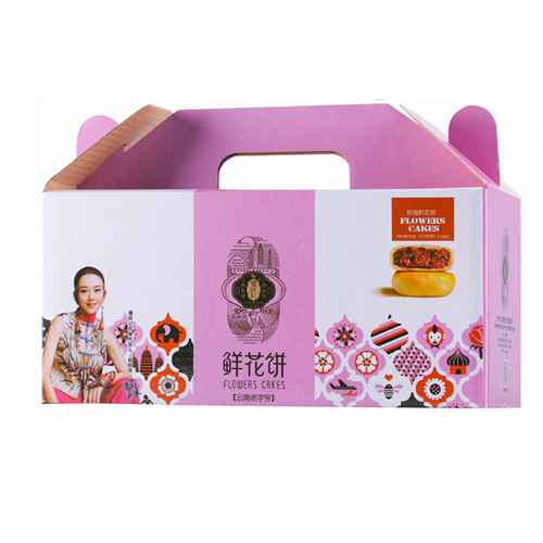 Wholesale Pan Xiang Ji Rose Flower Pastry - Yunnan Specialty Flower Pastry 600g Boxed Traditional Pastry Snack