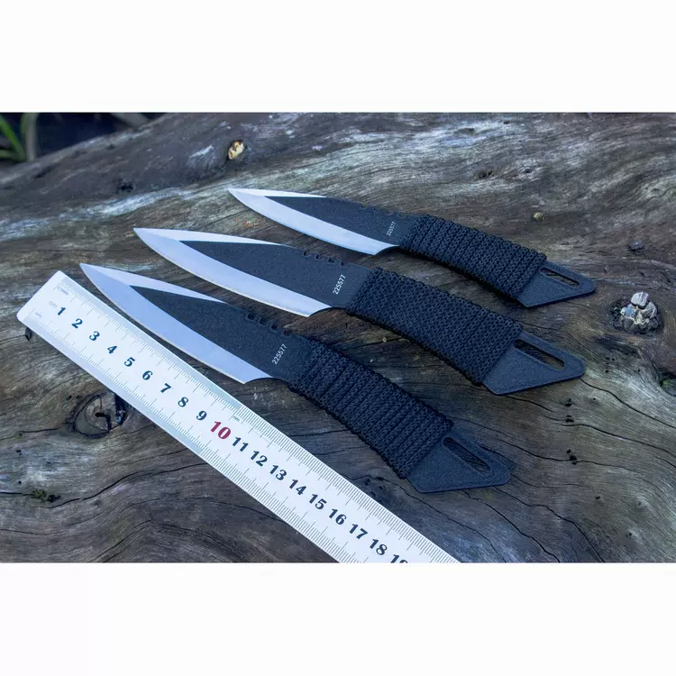 厂家现货魔蝎子三件套刀具高硬度户外小直刀随身野外求生军刀小刀