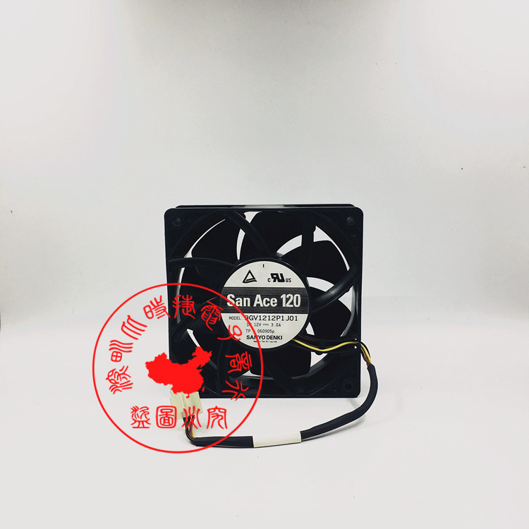 全新三洋 12cm12038 9GV1212P1J01/J03 12V 3A 超暴力4针PWM风扇