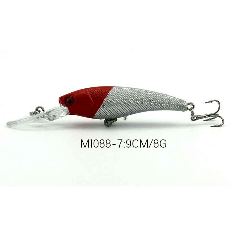 Fishing lure (HENGJIA) minnow 9 cm 8 g, realistic bionic bait, multiple colors, treble hooks