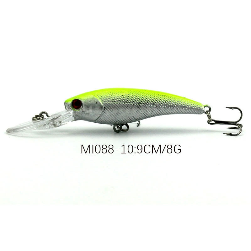 Fishing lure (HENGJIA) minnow 9 cm 8 g, realistic bionic bait, multiple colors, treble hooks