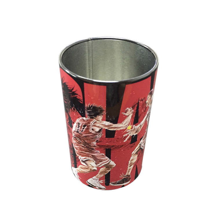 圆形马口铁促销铁盒 圆形精美马口铁筷子铁罐 免费拿样