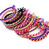 Fashionable woven elastic hair rope handmade with pigtail, hair accessory, Korean style