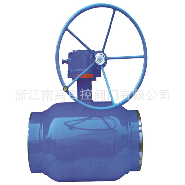 Q361F-25C DN250 涡轮驱动全焊接球阀 缩径全焊接球阀