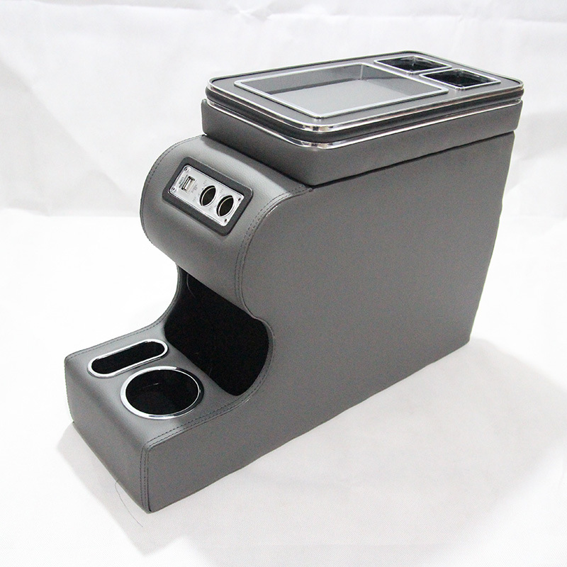 Armrest Box — 诺亚 步威 迈特威 普瑞维亚 沃克西 Armrest box - third-generation-upgraded-gray-with-usb