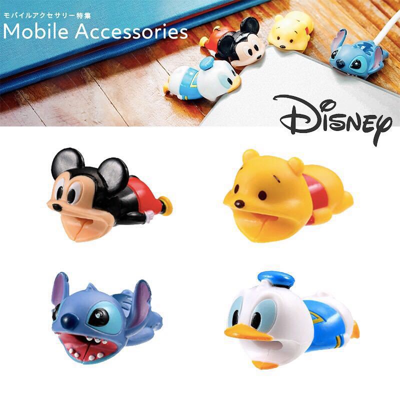 Cartoon-style Donald Duck Bite Data Cable Protective Cover Anti-breaking Data Cable Charging Data Cable Protective Cover