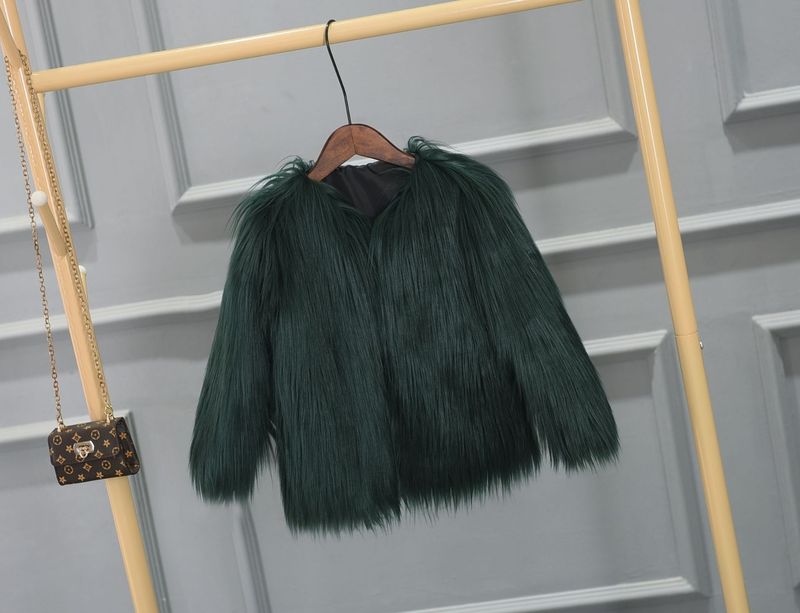 親子服 母娘服 秋冬 子供服 女性服 女の子 フェイクファー ジャケット おしゃれ 暖かい 防寒コート 多用途|undefined