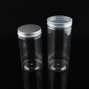 Factory sale PET plastic cans food packaging cans scented tea plastic cans dried fruit cans food plastic cans