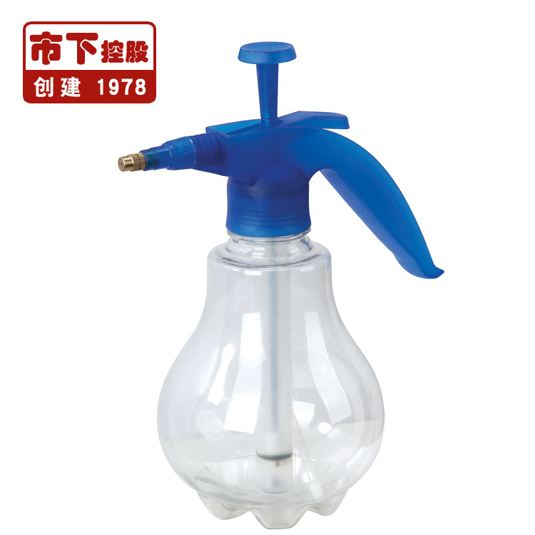 市下1L手动气压喷壶 园艺浇花浇水塑料喷水壶 家用透明雾化喷雾器