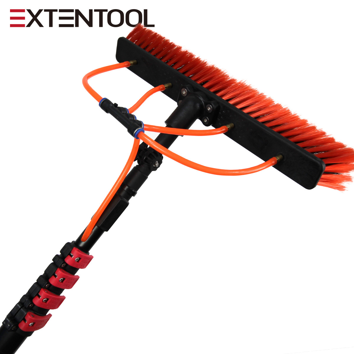 太阳光伏板清洗工具9米 清洗工具套件厂家直销桶水刷玻璃清洗清洁