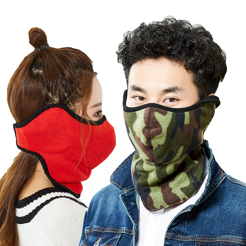 Autumn and Winter new men's and women's outdoor riding cold-proof windproof mask neck protection face ear protection warm mask wholesale