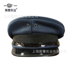 帽子工厂定制大盖帽各式保安大檐帽大盖帽巡防护卫帽子作训帽军帽