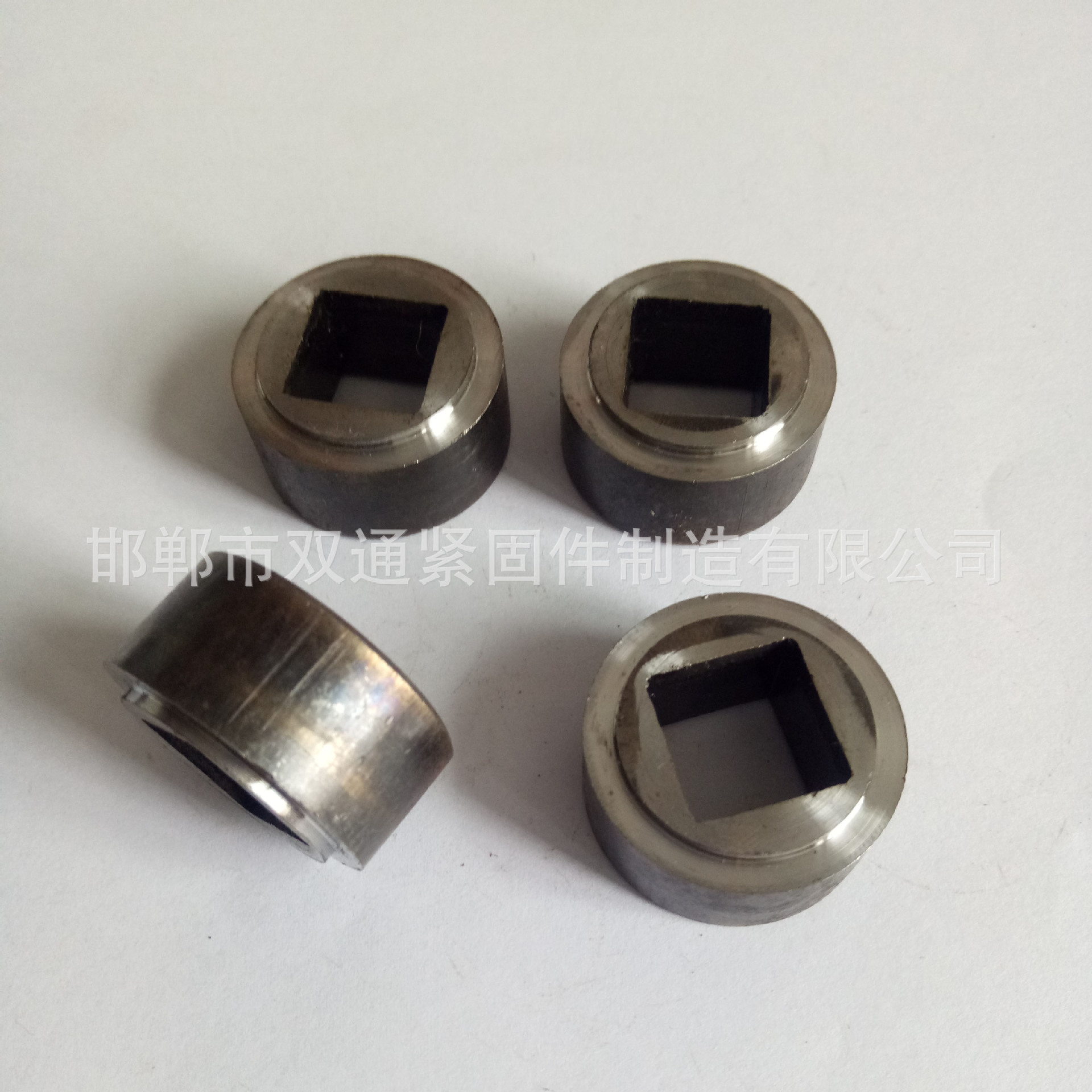批量冷镦内四方圆套管 台阶内四方圆套管 图样加工异形内四方套筒